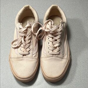 Vans Blush Canvas Lace-Up Sneakers